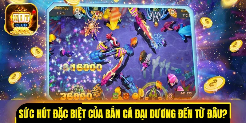 Sức hút đặc biệt của bắn cá đại dương đến từ đâu?